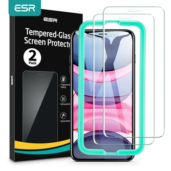 ESR už 11 iPhone Screen Protector, Grūdintas Stiklas iPhone 12 Pro Mini XS Max XR X SE 2020 m. 8 Pilnas draudimas Ekrano Apsauginės Plėvelės