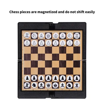 Kišenėje Piniginės Magnetiniai Veidrodėliai Šachmatų Rinkinį Mini Nešiojamų Kelionių Šeimai Šalis Šachmatų Rinkinį Tarptautinės Šachmatų Žaidimas, Stalo Žaidimai
