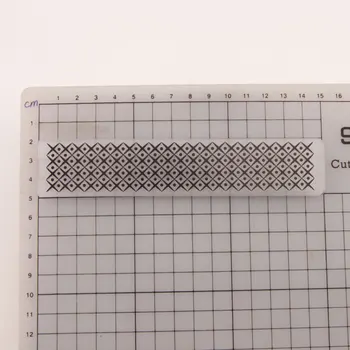 Deimanto gardelės Korio geometrinis Plastiko Įspaudas Katalogą užrašų knygelė 