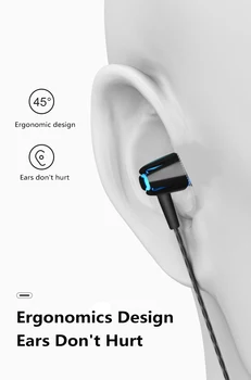 In-Ear Ausines Laidines Ausines su mic 3.5 mm Reguliuojamas Garsas Atnaujinti Versiją Xiaomi наушники проводные
