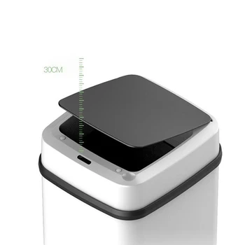 12L Touchless Šiukšliadėžės Smart Judesio Jutiklis Automatinis Šiukšlių Dėžės su Dangčiu