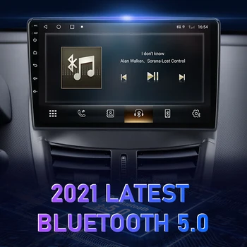 Android 10.0 2 Din Car Stereo garso Radijo Peugeot 207 2006-Multimedijos Jutiklinis Ekranas Vaizdo Grotuvas 4G Wi-fi Garsiakalbis MP5 DVD