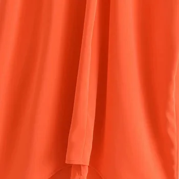 TRAF Vasaros Ilga Suknelė 2021 Za Moterų Elegantiškas Satino Prasme Laisvi Midi Suknelė Moteris Mados Ruched Asimetriškas Hem Atsitiktinis Suknelės