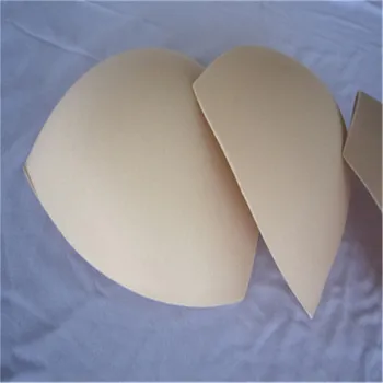 Maudymosi Kostiumėlį, Padding Įdėklai Moterų Drabužių Priedai Putų Trikampis Sponge Pagalvėlės Krūtinės Kaušelių Liemenėlė Krūties Bikini Įterpia Krūtinės Mygtukai