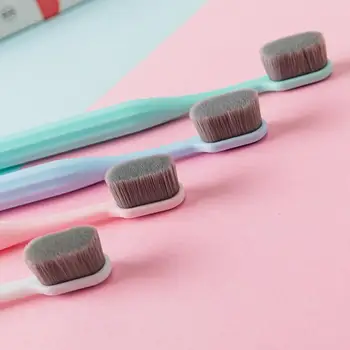 Ultra-fine dantų šepetėliai Banga Nano Mln. Šeriai Micro Soft Dantų Šepetėlį Turėtojas Nešiojamų Burnos Priežiūros Ekologinio Produkto Rinkinys