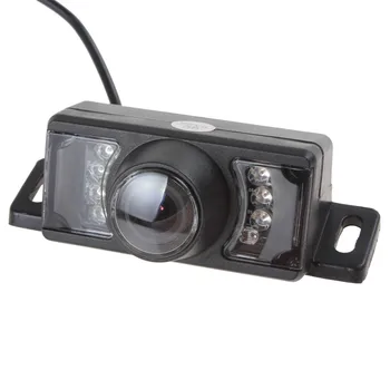 Hizpo Galinio vaizdo Kamera Auto Atbulinės eigos Parkavimo Stebėti Naktinio Matymo Infraraudonųjų spindulių CCD Vandeniui HD Video visi automobiliai Universalios
