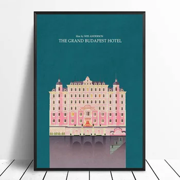 Namų Dekoro Šiaurės Šalių Sienos Meno Tapybos Drobės Hotel Vintage Klasikinis Filmas Spausdinti Modulinės Nuotrauką Plakatai Estetinį Kambario Dekoratyvinis