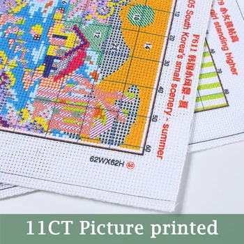 Rožinė kačių(9) skaičiuojamas atspausdintas audinys DMC 14CT 11CT Kryželiu rinkiniais,siuvinėjimo Rinkinių rankdarbiams, Namų Dekoro