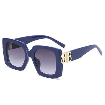 ASUOP 2021 naujų Europos ir Amerikos prekės ženklo moterų akiniai nuo saulės klasikinis retro aikštėje vyriški akiniai didelis rėmas vairavimo akiniai nuo saulės