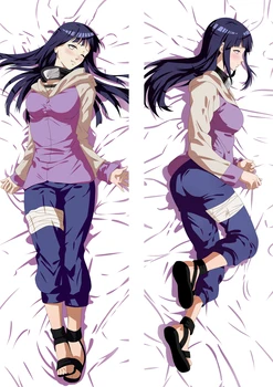 Uchiha Sasuke Hinata Dvipusis 50x160 Pagalvės užvalkalą Anime Dakimakura Waifu Kūno Hugging Dekoratyvinis Manga Pagalvę Padengti