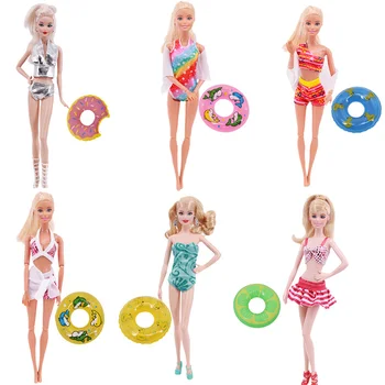 Lėlės, Maudymosi Kostiumėliai, Lifebuoy Maudymosi Bikini Plūduro Paplūdimio Maudymosi Drabužių Priedai Barbies Lėlės