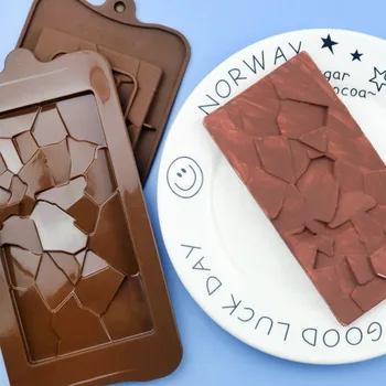 Silikono Šokolado Chip Pelėsių Pliurpalas nelipnius Virtuvės Bakeware Torto Įrankius, Kepimo Priedai 