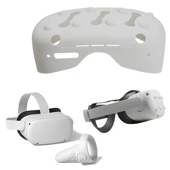 Anti-scratch VR Apsaugos Odą Silikono Atveju Padengti -Oculus Quest 2 Korpuso Dangtelis Raštas Priedai