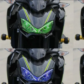 Už KAWASAKI Z900 Z 900 2017 2018 2019 3D Motociklo Priekinio Lauktuvės priekinis žibintas Guard Lipdukas Žibintas Apsauga