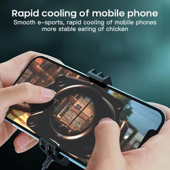 Nešiojamų Universalus Mobiliojo Telefono Radiatoriaus Aušintuvas 4.7-7.5 colių Žaidimų Ląstelių USB Aušinimo Ventiliatorius Šilumos Kriaukle Telefono Aušinimo Ventiliatorius Atveju