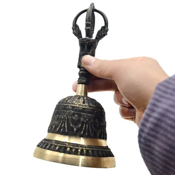 Tvarkyti Vertus Bell Metalo Dekoratyvinis Bell Stalo Vario Handbell Namų