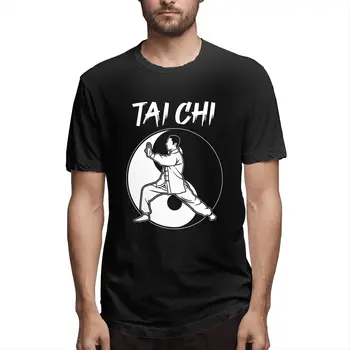 Pardavimo Chi Wushu Marškinėliai didelio Dydžio, O-kaklo Medvilnės trumpomis Rankovėmis Užsakymą Vyrų Marškinėliai