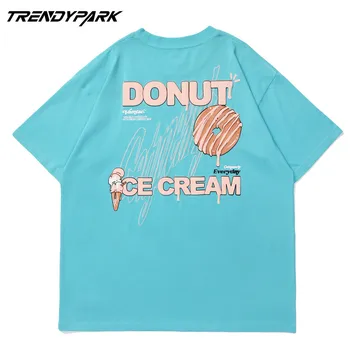 Vyriški T-shirt 2021 Naujas Vasaros Trumpos Rankovės Atspausdinta Tee Hip-Hop Negabaritinių Medvilnės Atsitiktinis Harajuku Streetwear Viršuje Tshirts Drabužiai