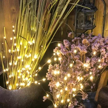 Medžio Šakos Šviesos Modeliavimo Medžio Šaką LED Žibintai Kambarys Miegamasis Išdėstymas Naktį Šviesos Dekoratyvinės String Žibintai LKS99