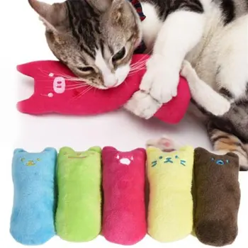 Naminių Kačių Mėtų Nykščio Žaislas Sukandžiota Pliušinis Cat Stick Juokingas Interaktyvus Pliušinis Žaislas Katėms