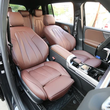 5-Sėdynė Odinis Automobilių Sėdynių užvalkalai Mercedes-Benz GLB 200 180 Patogus Vidaus išplanavimas, Aukštos Kokybės