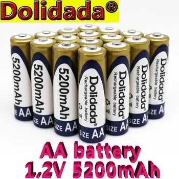 Naujas 1.2 V AA baterijos 5200mAh AAA baterijos 3500mAh Ni-MH aa Baterijos, elektrinių skustuvų, radijas, gamepad ir daugiau.