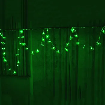 USB/Baterija Žalias Lapas Atostogų šviesos Kalėdų led styginių šviesos Kūrybos Namų Fėja Apdailos Šalis,Vestuvių,Baras,Laiptai
