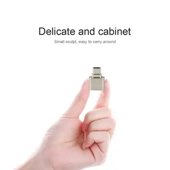 Nešiojamų Metalo Mini USB3.1 C Tipo Kortelių Skaitytuvas USB-C TF Micro SD OTG Adapterio Tipas-C Atminties Kortelių Skaitytuvą, 