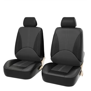 Automobilių Sėdynės Padengti Nustatyti PU Odos Auto Sėdynių užvalkalai už Ford Fusion KA+ MONDEO3 4 Mk3 Mk4 Ranger Streetka Jautis TOURNEO COURIER