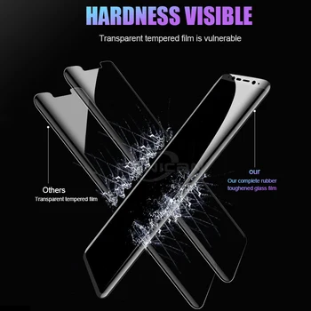 6D Pilnas draudimas antidetonaciniai Stiklo Samsung Galaxy S8 S9 Plus Screen Protector, Grūdintas Stiklas Samsung Note 9 8 Stiklas