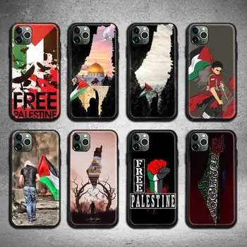 Nemokamai Palestinoje Žemėlapis arabų Pasaulio Taikos Telefono dėklas Skirtas iphone 12 11 Pro Max Mini XS Max 8 7 6 6S Plus X 5S SE 2020 XR dangtis
