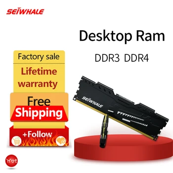 SEIWHALE Memoria DDR4 16GB 8GB 2400MHZ 2666MHZ 3000MHZ Ram DDR3 8GB 1 600MHZ Darbalaukio Heatsink Atmintis