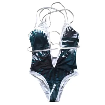 Moterų Vienas Gabalas Paplūdimio maudymosi kostiumėlį, maudymosi Kostiumėliai, Maudymosi Push Up Paminkštintas Bikini 2021 seksualus maudymosi kostiumas, paplūdimio besimaudančių купальники женские