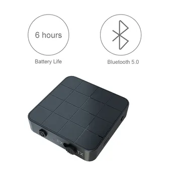 Bluetooth 5.0 4.2 Garso Imtuvas, Siųstuvas 2 IN 1 3.5 3.5 mm AUX Lizdas RCA Stereo Muzikos Belaidžio ryšio Adapteris, Skirtas TV PC Automobilio Garsiakalbius