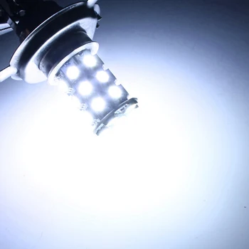 1pcs DC12V priekinis žibintas Baltas 9003 5050 27-SMD LED Rūko Lemputės Šviesos važiavimui Dieną Didelis/Mažas Galvos priekinis žibintas Lašas Laivybos