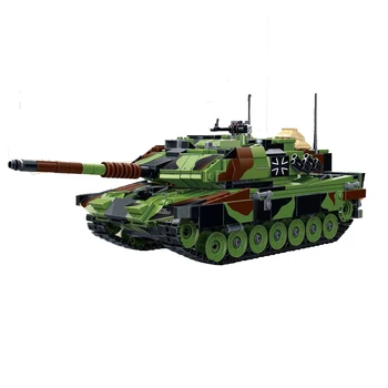 GUDI 1043 gabalas 6105 vokiečių Leopard 2A6 Pagrindinis Tankas Modelis Surinkti Kūrimo Bloką, Žaislai Vaikams, Berniukai Dovana