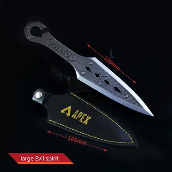 Apex hero žaidimas blogio dvasia ašmenys šeimos lobis odos versija ginklas modelis metalo rankdarbių papuošalai