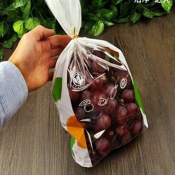 100vnt 36-hole Skaidrus Šviežių Vaisių saugojimo Krepšys Perforuotas Kvėpuojantis Vynuogių, Pomidorų Pakavimo Krepšys Vaisių Parduotuvė Pakavimo Maišelis