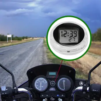 TiOODRE Nauja Universali Motociklų, Skaitmeninių Laikrodžių Žiūrėti Vandeniui Mini Klijuoti Ant Motociklo Mount laikrodis su Chronometru