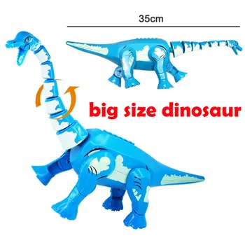 8 VNT./Daug Juros periodo Dinozaurai Žaislų Pasaulyje Tyrannosaurus Rex Pterosaur Velociraptor Surinkti Blokai Dovana Berniukams Vaikai