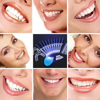 Dantų Balinimo Šaltos Šviesos dantų šepetėlį Mini LED Dantų Balinimo Lempa, Dantų Balinimas Lazeriu Grožio Dantų Gelio Dantų Balinimo Rinkinys