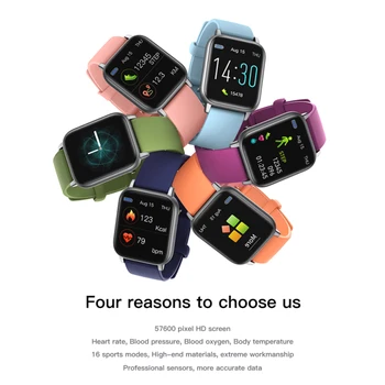 S50 1.3 colių Smart Watch Vyrų jutiklinių Fitness Tracker Kraujo Spaudimas Smart Laikrodis Moterims Smartwatch už Xiaomi 