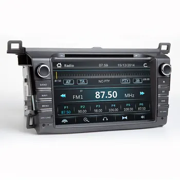 2 din Automobilio Multimedijos Grotuvas, GPS, DVD Toyota RAV4 Rav 4 2013 Navigacijos Autoradio galvos vienetas stereo garso DAB+ 3G BT