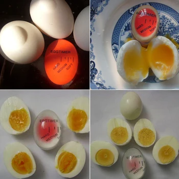 Kiaušinių Tobula Spalva Keičiasi Laikas Dervos Laikmatis Yummy Minkštas Sunku Virtų Kiaušinių Temperatūros Virtuvės Valgių Pagalbininkas Daugkartinio Naudojimo Įrankiai
