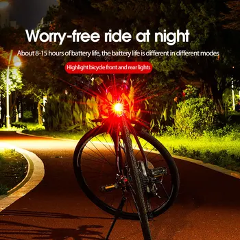 Naujausias dviračių uodegos šviesos aliuminio lydinio šalmas šviesos naktį jojimo įspėjamoji lemputė kalnų dviračių LED priekinis žibintas galinis žibintas karšto pardavimo