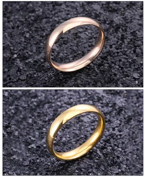 Europos ir Amerikos mados nerūdijančio plieno žiedas papuošalai titano plieno žiedas valdinga juodas žiedas