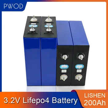PWOD 4-32PCS Lifepo4 200AH ląstelių 3.2 v klasės daugkartinio įkrovimo baterija (akumuliatorius ličio geležies fosfato langelį RV Saulės ES MUMS TAX FREE