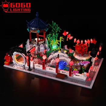 GOGOMOC Prekės LED Šviesos Iki Rinkinys Lego 80107 Pavasario Žibintų Festivalis Blokai Lempa Rinkinį Žaislai (Tik Šviesos Nėra Modelį)