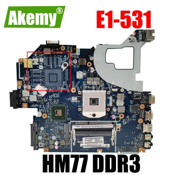 Akemy Q5WVH LA-7912P Mainboard Acer E1-531 E1-571G V3-571G V3-571 Nešiojamas plokštė NBY1111001 NB.Y1111.001 HM77 DDR3