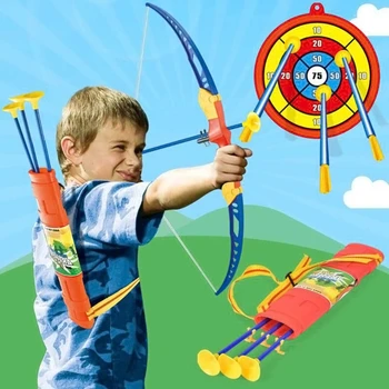 Vaikų žaislas modeliavimas laivapriekio ir rodyklių plastikas, minkšti gyvis rodyklių ir tikslinės žaislų rinkinys išskleidimo švietimo žaislas